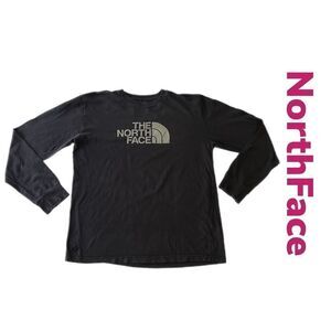 North Face Black LongSleeve Men’s Vintage Shirt Sz Large